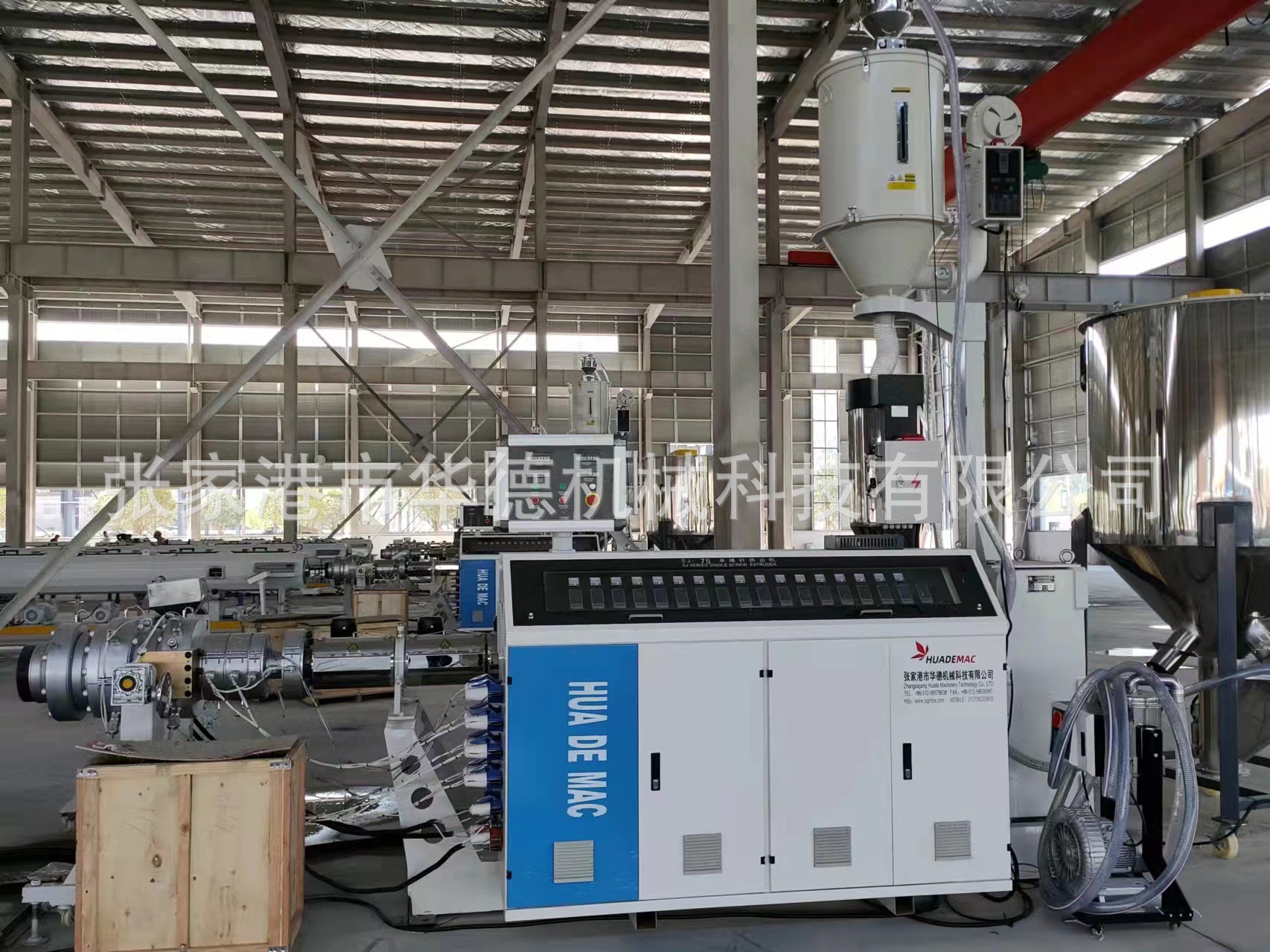 HDPE water supply mining pipe extruder HDPE water supply mining pipe extruder