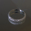 Silver import flashing ring, Italy, silver 925 sample