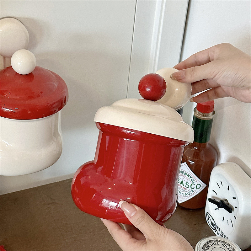 Botas de escritorio creativas caseras de alto nivel con cubierta encantadora basura de baño colgada en la pared