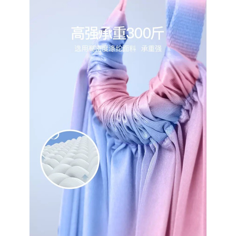 空中瑜伽吊繩家用伸展帶下腰輔助神器一字馬訓練器倒立掛門上牆繩