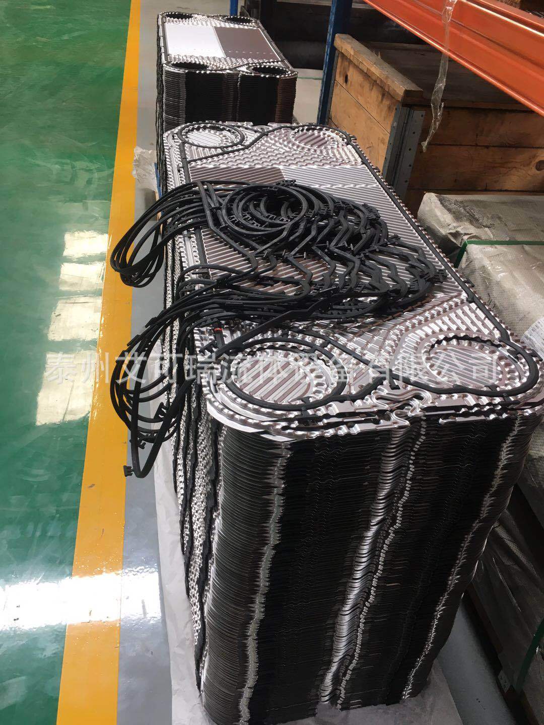 艾可瑞 真空泵板式冷油器BP50BH密封垫片 BP50BV换热器胶条 胶垫