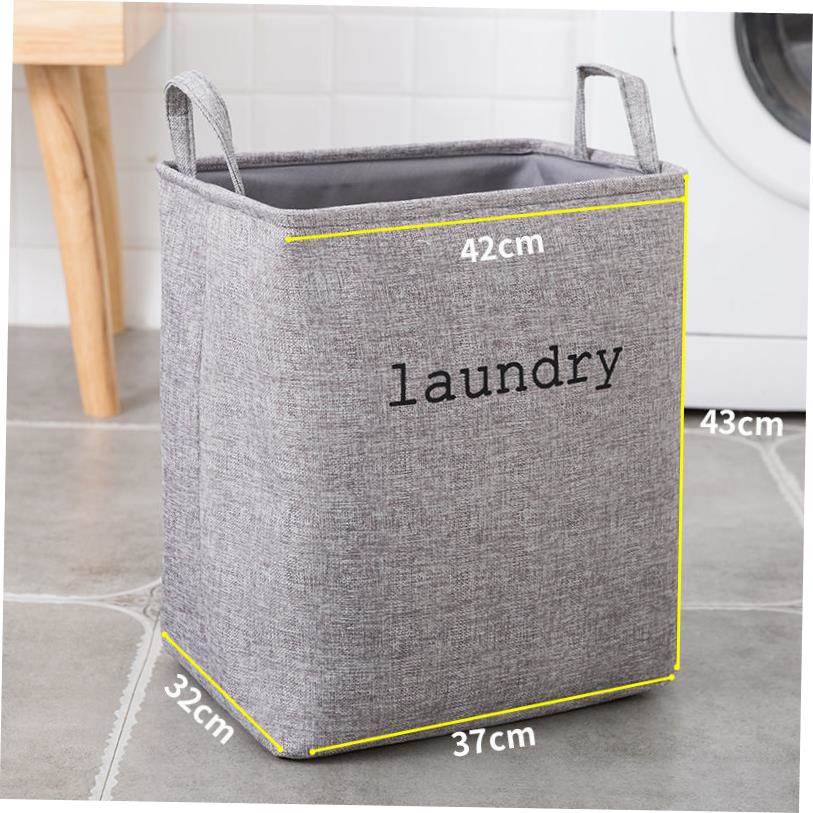 folding large size dirty clothes fabric basket laundry box