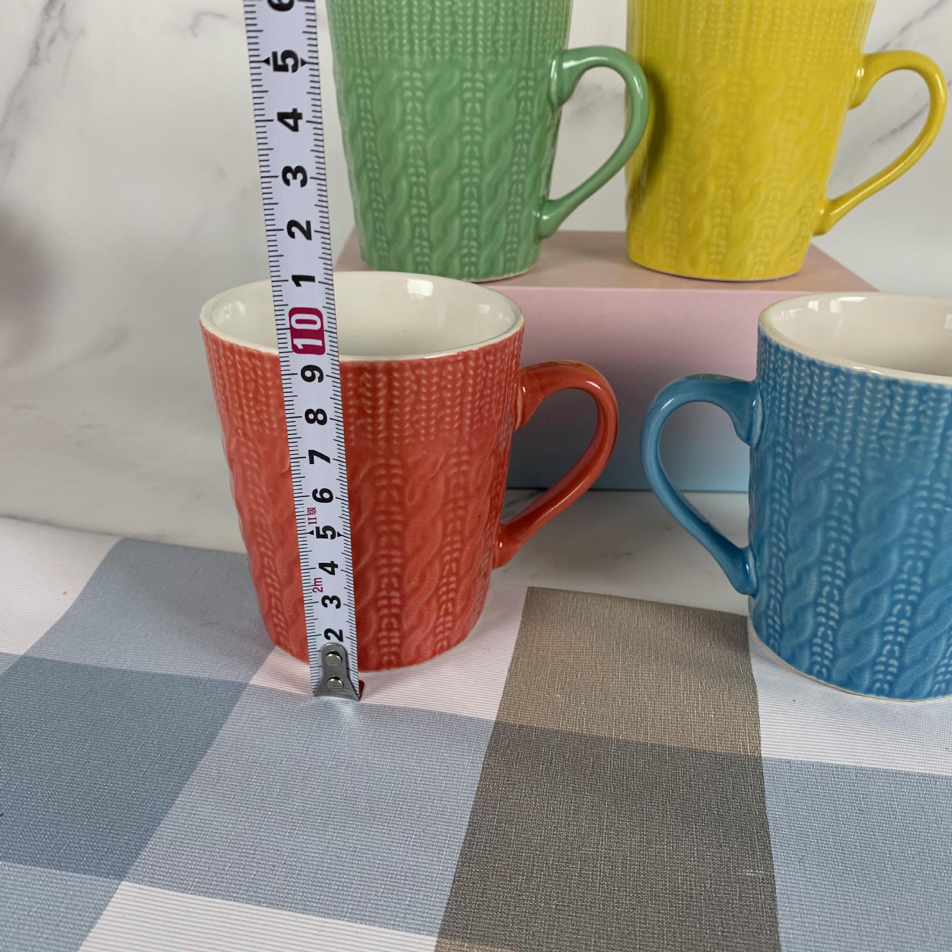 Necesidades diarias Taza de cerámica al por mayor taza de consumición doméstica Taza de cerámica hombres y mujeres taza de pareja doméstica Oficina Creativa