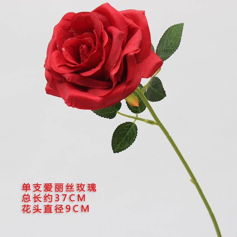 Topa de veludo rosa cascada flor falsa diseño de fondo pared red perforación roja decoración de rosa pared de cártamo del centro comercial