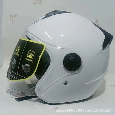 Women's Autumn and Winter Anti-fog | Motorcycle Safety Supplies - white-new-thick-four-seasons
