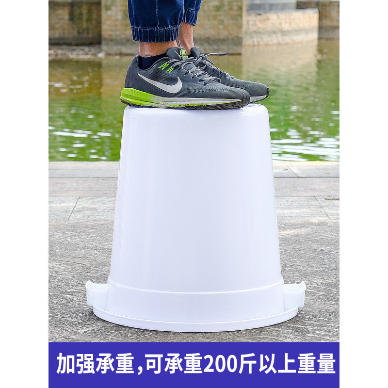 带盖水桶塑料桶加厚耐用大家用储水盖大号特大容量经济型圆形大桶|undefined
