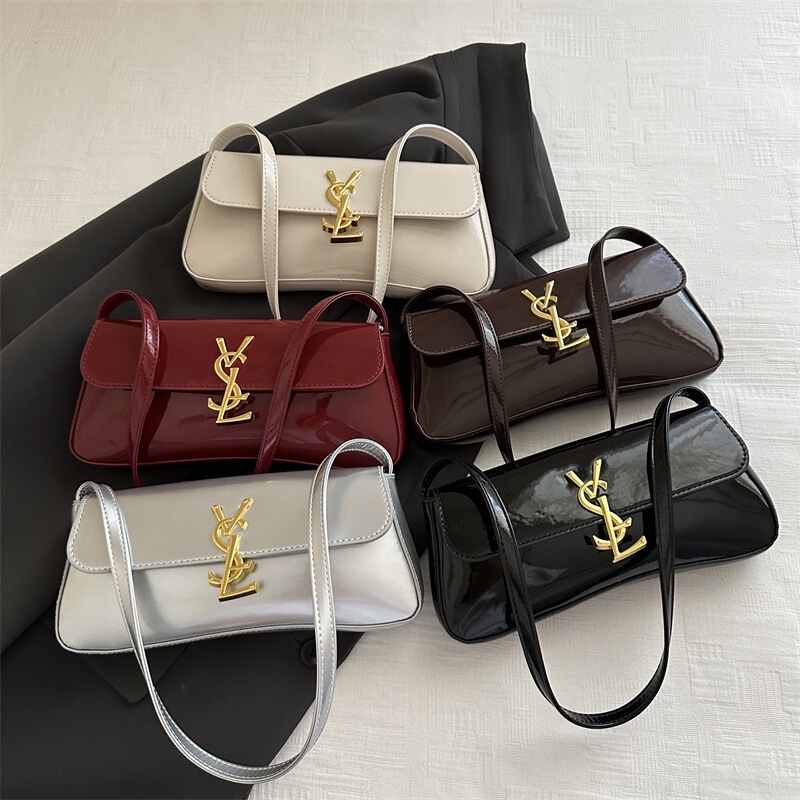 Cross-Border Trendy Textured Small Square Handbag for Women, 2026 Summer New Model, Solid Color Light Luxury Shoulder Bag, Commuter Underarm Bag Cross-Border Trendy Textured Small Square Handbag for Women, 2026 Summer New Model, Solid Color Light Luxury Shoulder Bag, Commuter Underarm Bag
