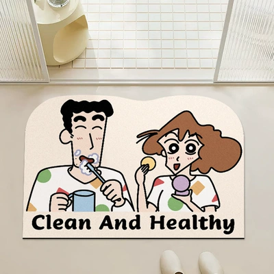 Avtomobil döşəmə paspasları — Door Wear-Resistant Anti-Slip Foot Mats - guangzhi-and-meiya-4060cm-upgraded-diatom-mud