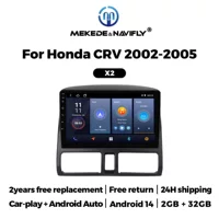 Применимо для Honda Honda CRV 2002-2005 изменено на Android-систему Carplay задним ходом Bluetooth Автомобильная навигация