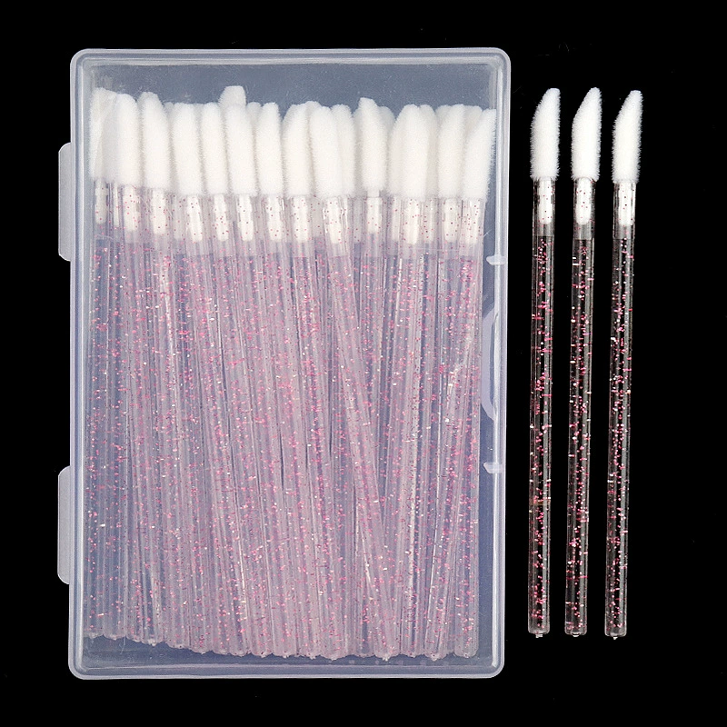 Nylon long lipstick, brush, 50 pieces