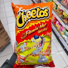 爆火美CHEETOS热辣奇多电影玉米棒辣椒味芝士薯片网红进口零食