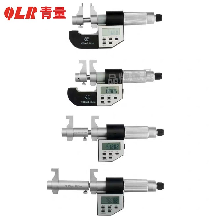 Зеленый электронный внутренний микрометр 5-30 мм 25-50 мм цифровой дисплей внутренний микрометр двухточечный внутренний микрометр