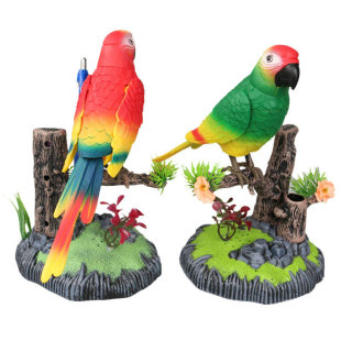 Hl506Gh Voice-Activated Bird Genuine West Knight Voice-Activated Parrot Electric Bird Can Move Bird Street Stall Goods Boutique