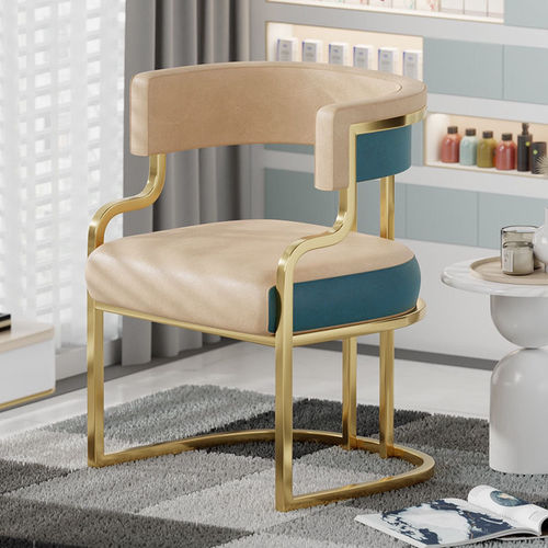 z% light luxury dining chair high-end hotel sofa chair mahjong chair manicure chair front desk reception chair luxury dressing table