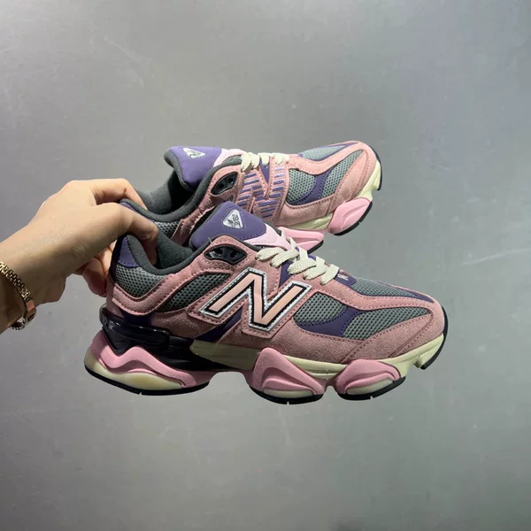 Putian shoes, authentic collaboration with NB9060, unisex thick-soled, height-increasing, retro running shoes, casual shoes for couples