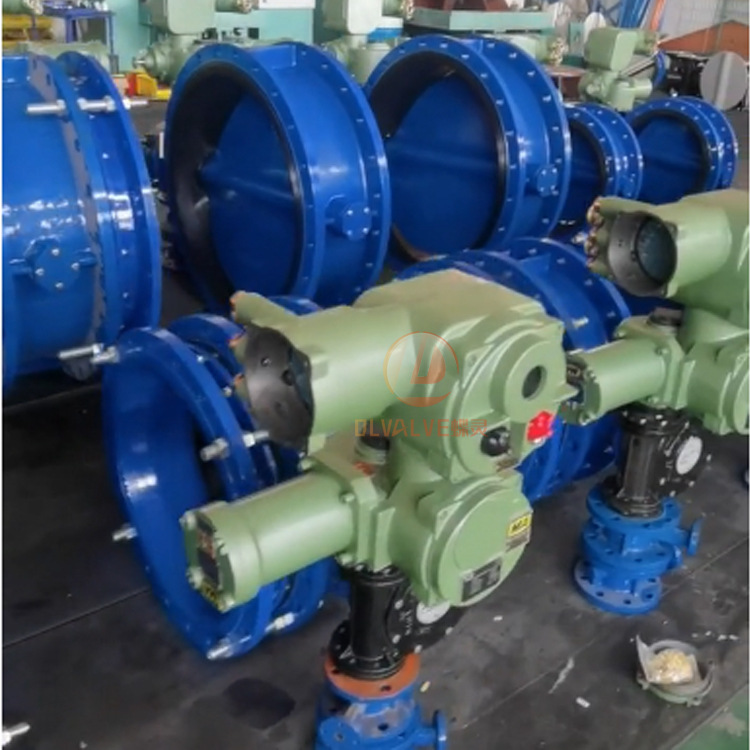 贵州贵阳矿用隔爆型电动蝶阀 WSD94F-16C DN900煤矿防爆电动蝶阀