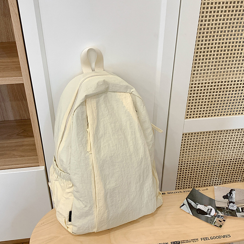 トレンディでファッショナブルなバックパック、無地、多用途、大容量のバックパック、若者向けのトレンディなバッグ、多機能、撥水性と耐摩耗性|undefined
