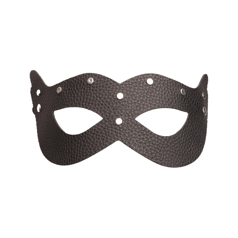 Butterfly Eye Mask PU Leather Blindfold for Couples Sensory Play — detail image 6
