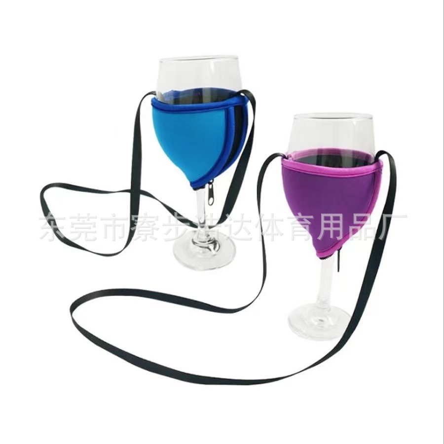 工厂直销潜水料红酒杯套neoprene氯丁橡胶材质Accept customized