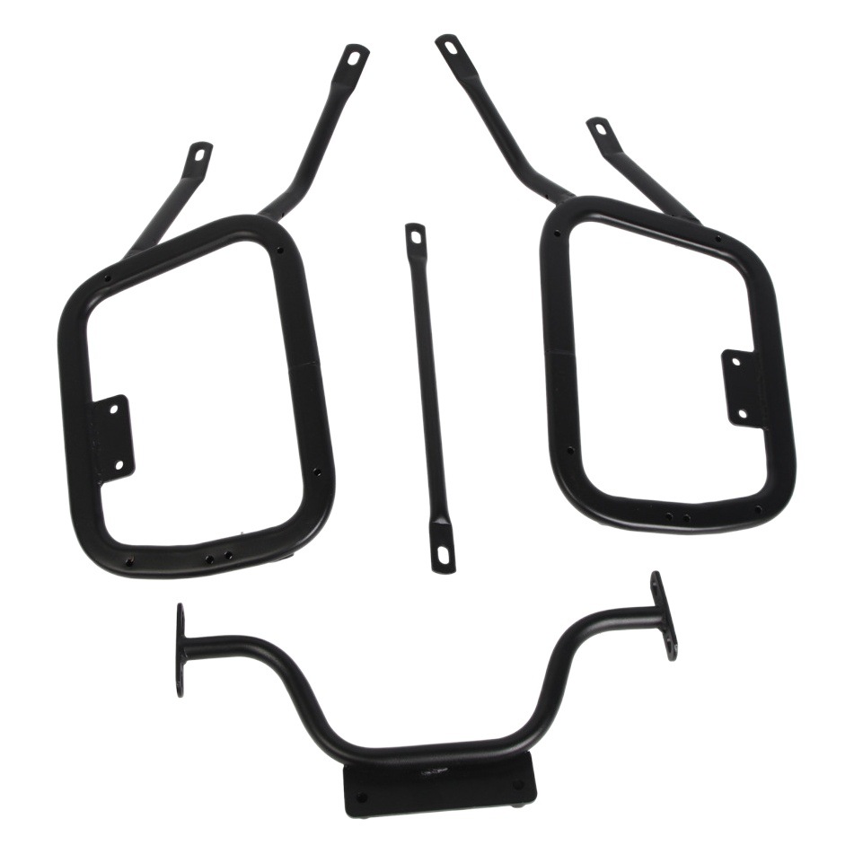 Adecuado para longxin wuji 500DS caja lateral de acero al carbono marco lateral tres caja soporte de aleación de aluminio caja lateral soporte