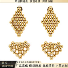 时尚跨境热销冬季贸易耳钉搭配设计感不锈钢耳饰ins风韩系韩风