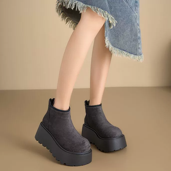 Winter keep warm low boots, for teenagers