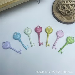 韓国版の同じファッション合金ラブロックキーチェーンバッグペンダントカップルキーホルダージュエリーアクセサリーペンダント