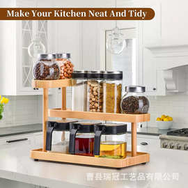 跨境竹制水瓶收纳架饮料瓶置物展示架可叠放红酒保温杯架置物架