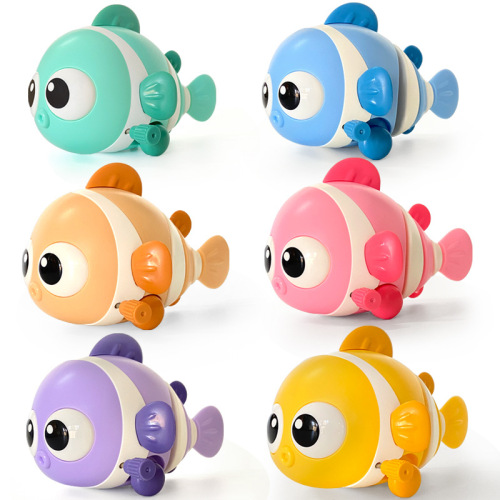 New clockwork winding animal swinging fish can run winding baby educational Internet celebrity toy infant gift