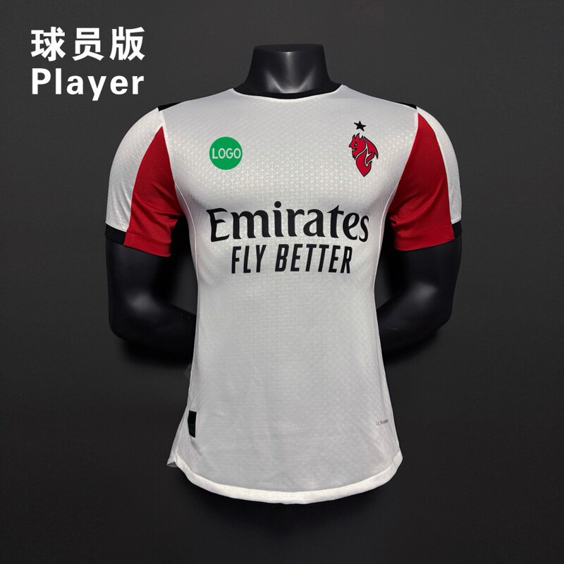 2526AC ミラン ホーム ジャージ No.14 モドリッチ No.10 レオ プレーヤー バージョン サッカー ジャージ 大人用 シングル トップ|undefined