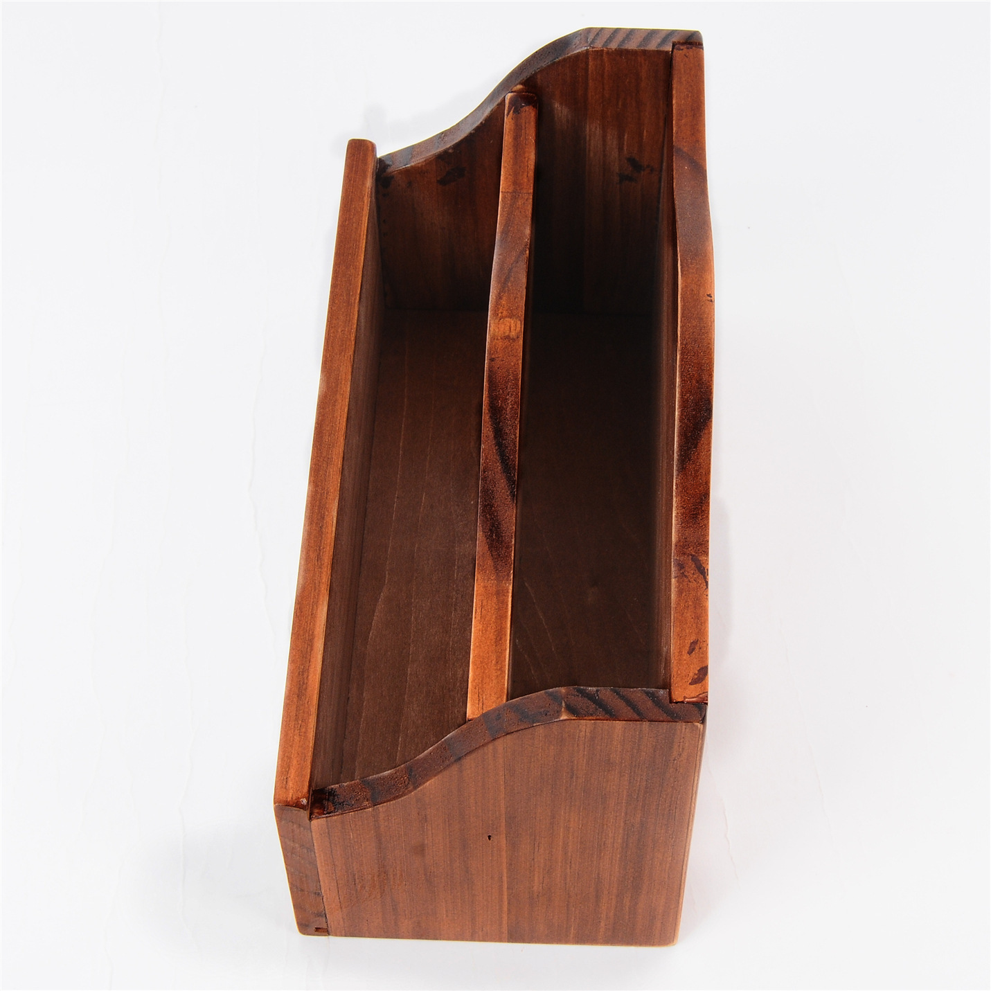 Zakka estilo europeo simple retro hacer viejos archivos de madera sólida caja de revistas de escritorio de escritorio de escritorio tipo cajón multicapa