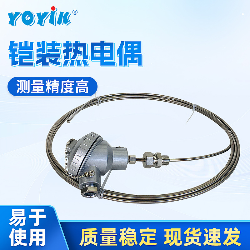 东方一力铠装热电偶WRNK2-224温度传感热电阻防爆K型热电偶