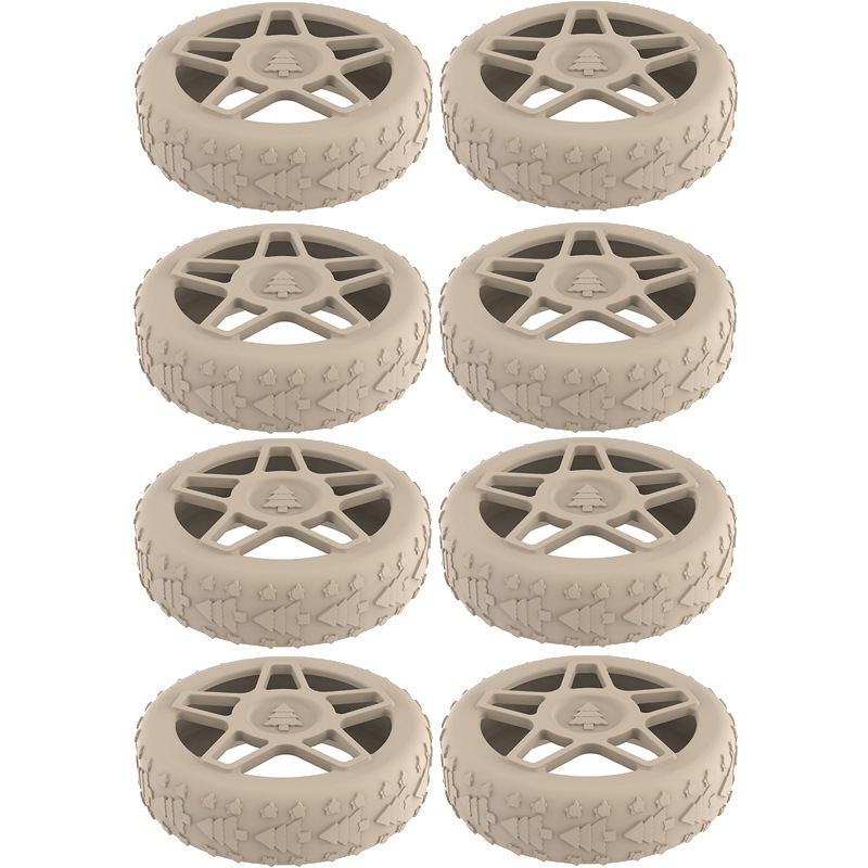 Caster shoesスーツケースホイールシリコン保護カバー耐摩耗性全包スーツケースホイールシリコン保護カバー