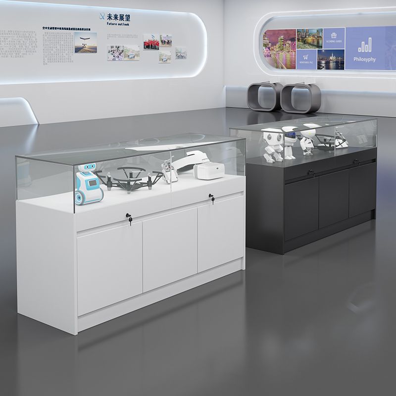 珠宝首饰柜台商场玻璃展示柜样品展览陈列柜博物馆文物展示台