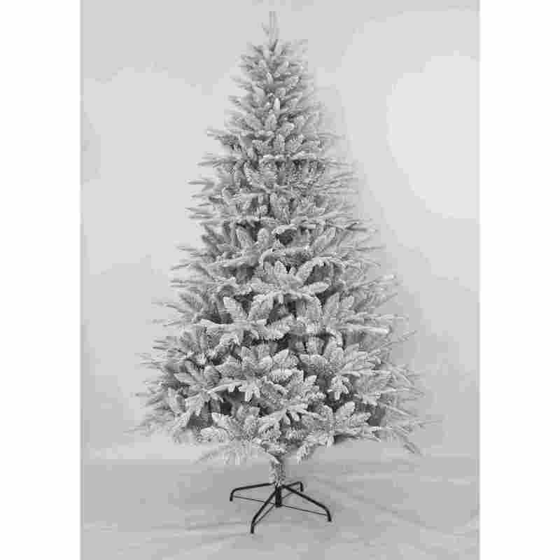 Pvc+pe mixed snowy Christmas tree flocking encryption automatic tree…