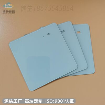 钢化玻璃面板加工定制 触摸智能家居插座开关面板玻璃加工|ms