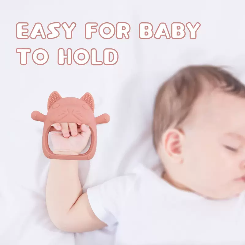 Gloves, children's silicone teether, teething