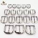 Zinc Alloy Belt Buckle Needle Buckle Luggage Hardware Needle Buckle Belt Adjustable Buckle Metal Three-gear Buckle Shoe Buckle Bookbag Buckle