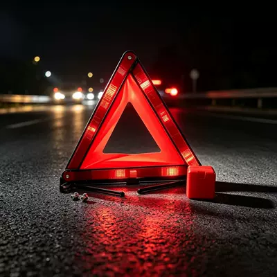 bracket, stable and wind-resistant, Warning sign