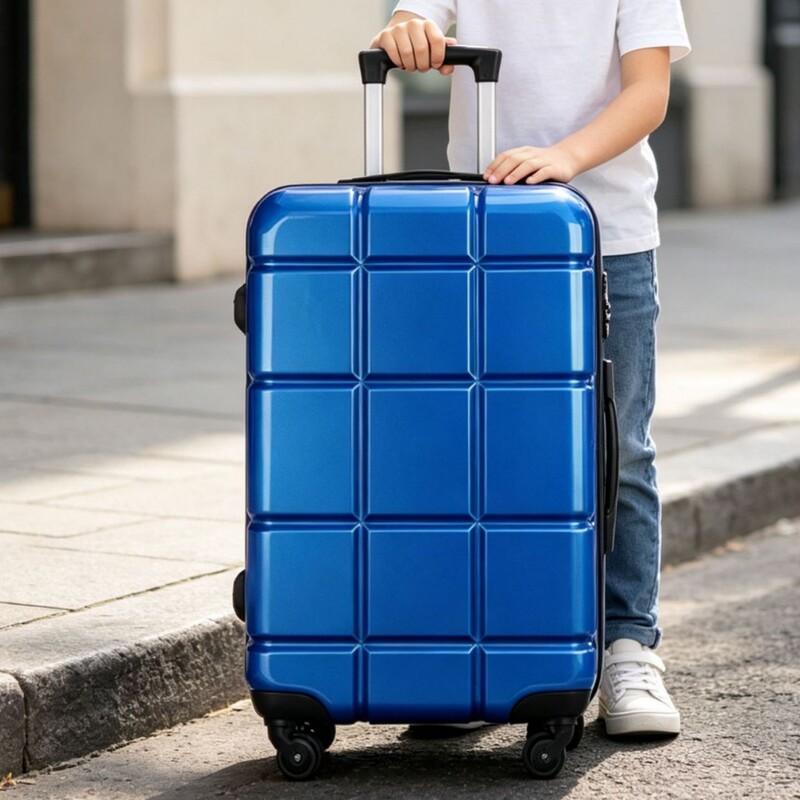 20inch Carry-On Suitcase with Zipper and Combination Lock, Large Capacity 24inch Travel Suitcase, Three-Piece Set for International Trade 28inch 20inch Carry-On Suitcase with Zipper and Combination Lock, Large Capacity 24inch Travel Suitcase, Three-Piece Set for International Trade 28inch