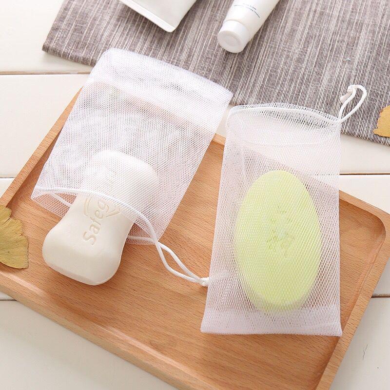 二重泡立て網顔泡立て網手作り石けん発泡網泡袋束口式洗顔料石けん網卸売り|undefined