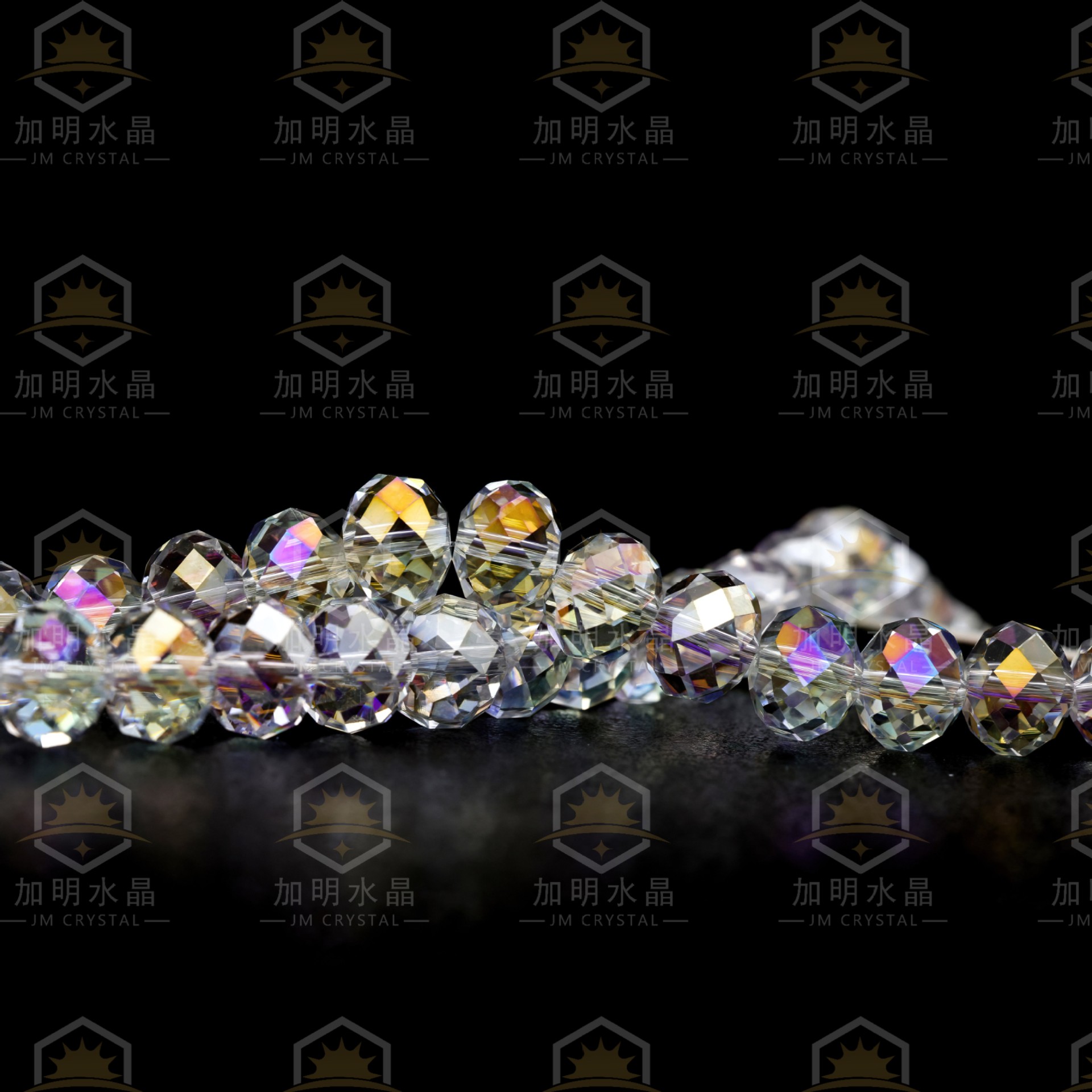 2 / 3 / 4 / 6 / 8 / 10MM imitación de Swarovski K9 buca austriaca ábaco de perforación de cristal de cristal image 19