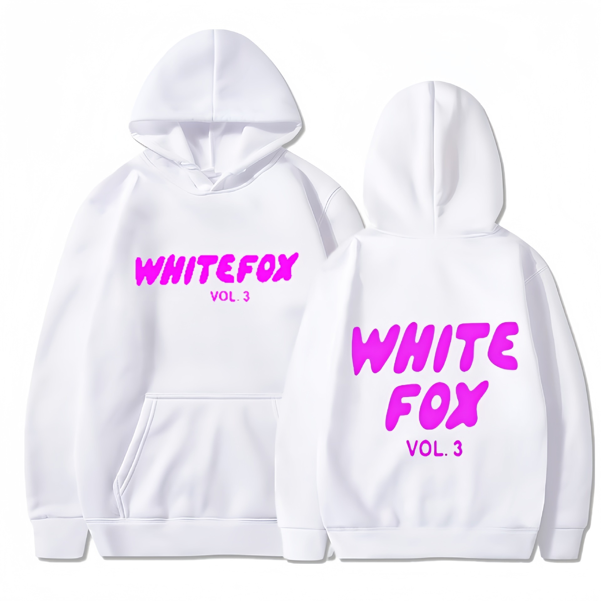 국경을 넘나드는 새로운 유럽과 미국 여성용 후드 스웨트셔츠 WHITEFOX 주변 지원 서비스 동일 스타일 여성용 라운드 넥 스웨트셔츠