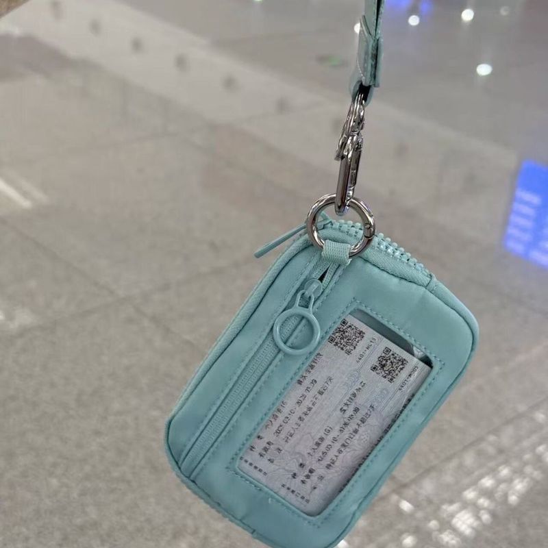 现货跨境爆款Lu同款透明卡包拉链手腕包便携式银行卡零钱收纳包女|undefined