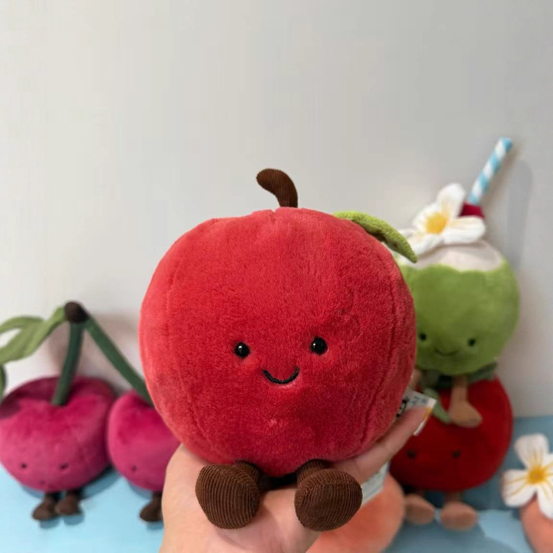 英国Jellycat趣味红苹果毛绒玩偶公仔娃娃玩具礼物2025秋冬新品|undefined