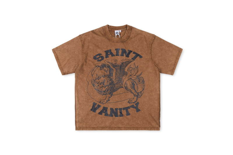 25FW 欧米風ハイストリートブランド SAINT 刺繍入りストライプ柄スポーツカジュアルジップアップジャケット＆カジュアルパンツセット ボタン付きパンツ|undefined