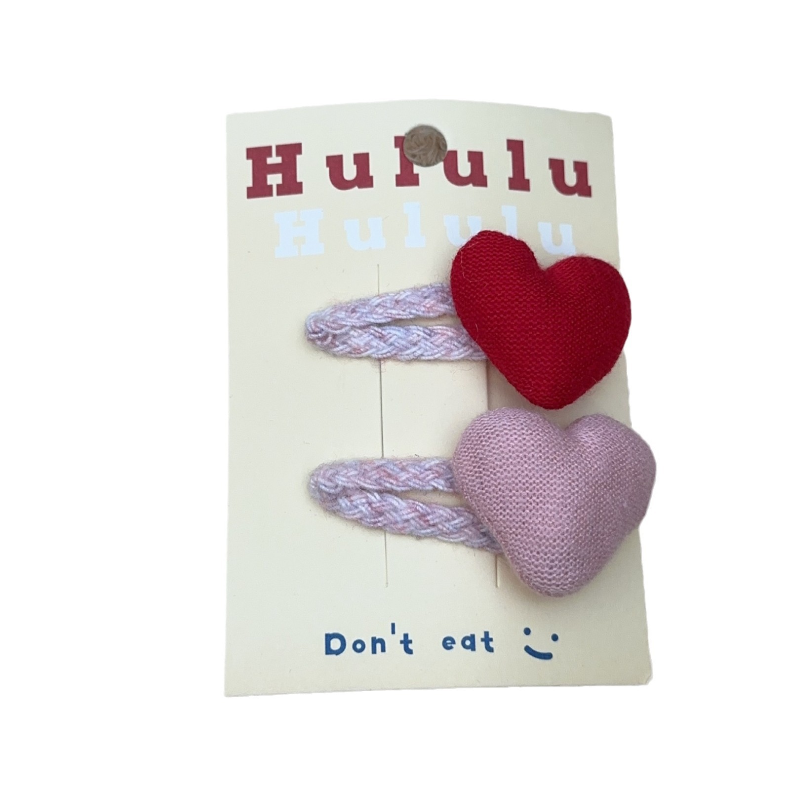 Autunno e inverno nuovo colore panno cuore forcina carino dolce lana bambino clip coda di cavallo alta bambini elastico accessori per capelli_voghion.com