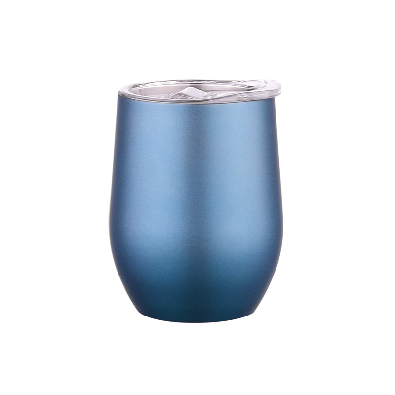 Taza de huevo de acero inoxidable 304 12oz taza de cerveza vacío taza de cáscara de huevo transfronteriza taza de agua portátil al por mayor