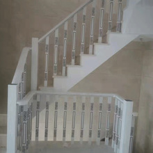 简约家用批发铝合金护栏阳台固定现代楼梯扶手拼装室内螺丝风栏杆