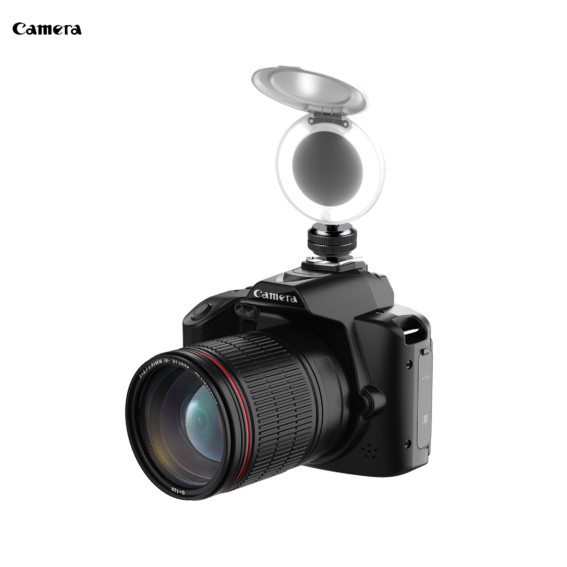 Nuevo 64 millones de píxeles D5 HD WiFi cámara digital 4K doble cámara visión nocturna DV Cámara transfronteriza